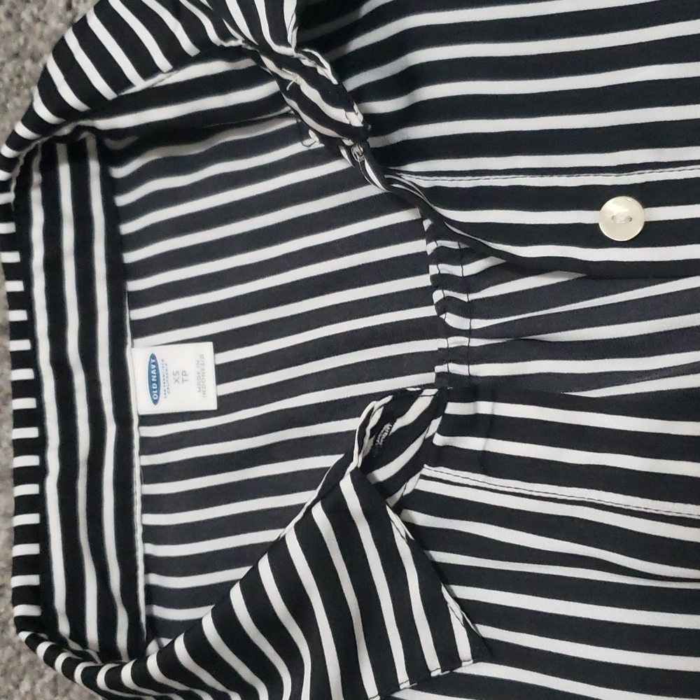 striped button down - Picture 3 of 3